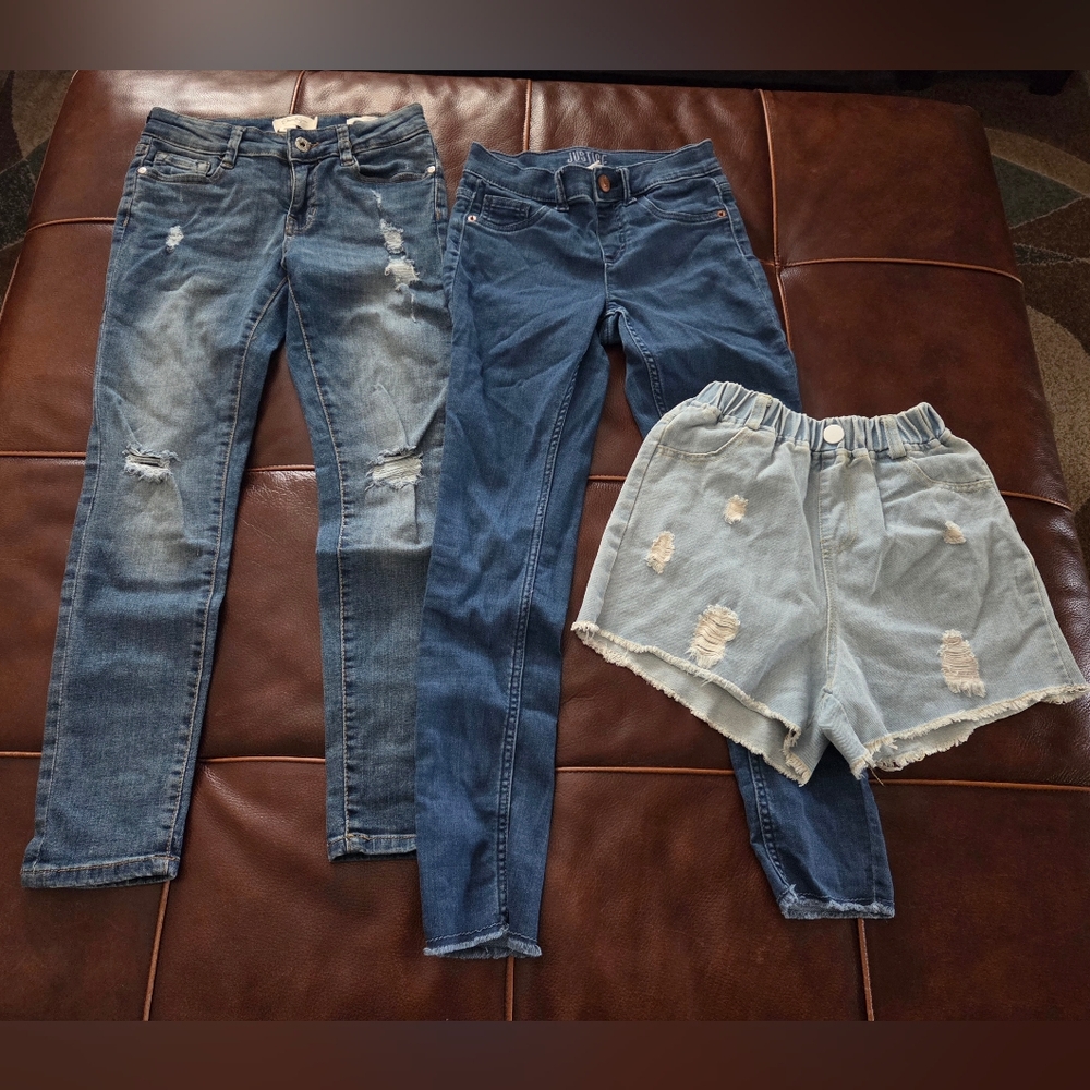 Girls Denim Bundle Size 10